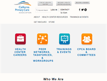 Tablet Screenshot of cpca.org
